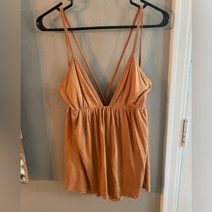 Free People Clara V-Neck Tank
